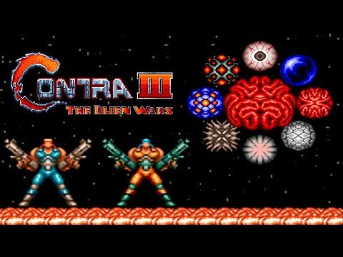 Contra 3: The Alien Wars (Contra Spirits) прохождение (Super Nintendo / SNES)