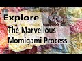 How to make beautiful handmade papers inspired by Momigami, fantastic potential for all art projects