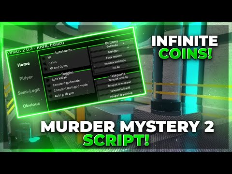 Murder Mystery 2 Script ROBLOX!! Auto Farm Atualizado - Funcionando 2023