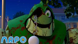 Scary Night Time Troubles! 🧟 | ARPO The Robot | Funny Kids Cartoons | Kids TV Full Episodes