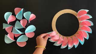 Beautiful and Easy Wall Hanging / Paper craft For Home Decoration / Paper Flower Wall Hanging / DIY