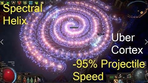 Spectral Helix 95% Reduced Projectile Speed  vs Uber Cortex - Path Of Exile 3.25