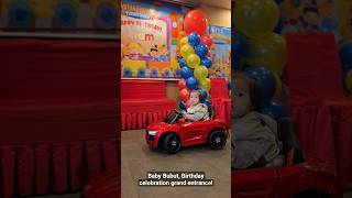 Baby Bubut sports car, Birthday grand entrance! #birthday #babybirthdaycelebration