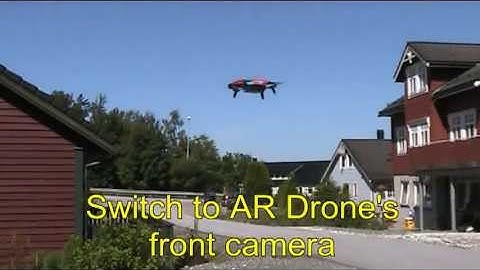 Parrot Ar Drone Testflight with Quadmod Pro and Spectrum DX8!  englisn text
