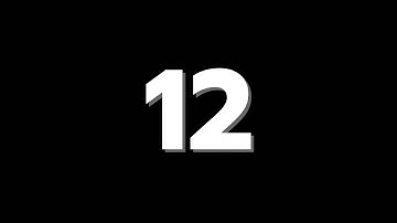 12 Second Countdown Timer With Sound Effect