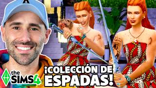 ¡COMPLETO la colección de ESPADAS! (¡Por fin!) ⚔️ Los Sims 4 | Gameplay en español