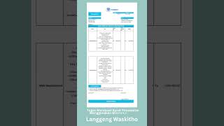 Tugas Membuat Surat Penawaran Jasa Pembuatan Website Menggunakan Microsoft Excel - Langgeng W.