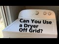 Can You Do Laundry Off Grid?  What does it take?  4k inverter?  6k Inverter? How many batteries?