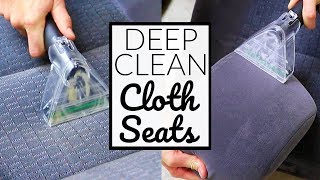 How To CLEAN NASTY Car Seats The Right Way