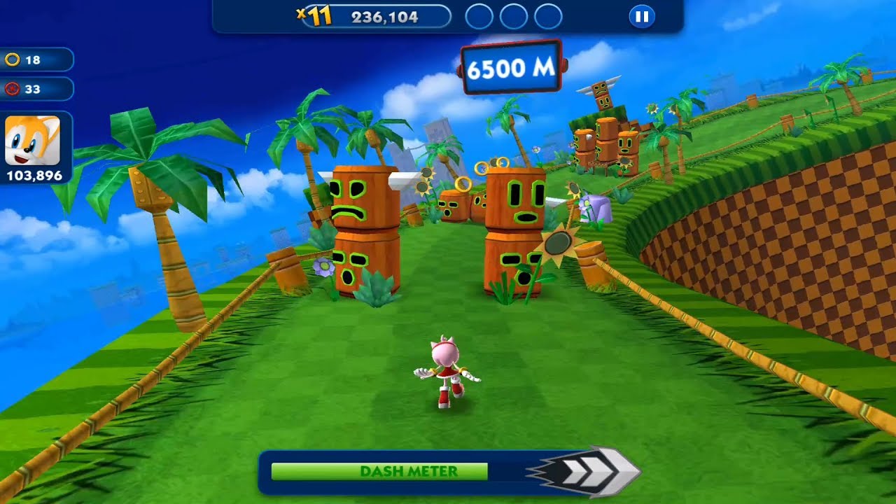 Green Hill Zone (Sonic Dash), Sonic Wiki Zone