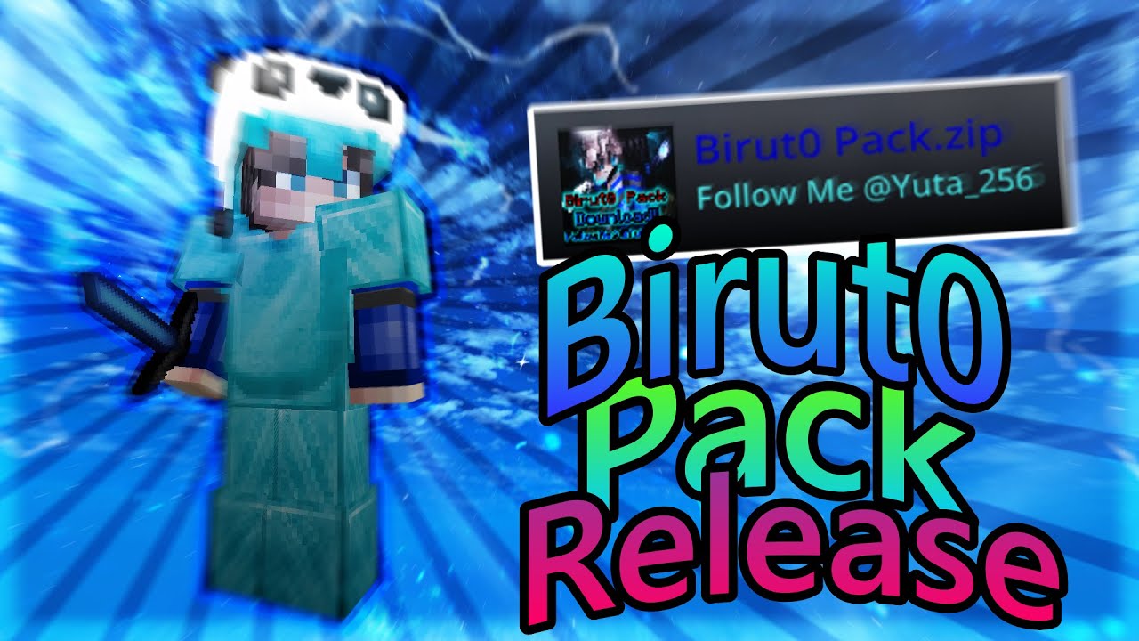 Minecraft 神pvpテクスチャを配布しちゃいますｗｗｗ Birut0 Pack Release Youtube