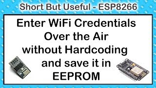WiFi credentials stored in EEPROM | Better than Smart Config | ESP8266 projects | LCSC | SBU screenshot 3