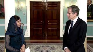 Malala to Blinken: Afghan girls need school