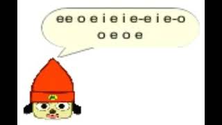 PaRappa the ee o e i e i e-e i e-o o e o e