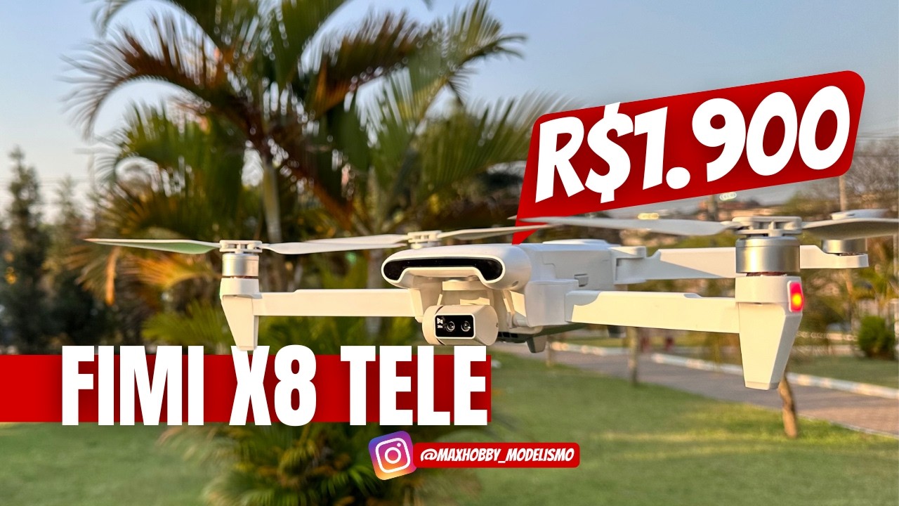 Drone FIMI X8 TELE: Testei o Modo de Voo RTH, Velocidade e Tempo de Voo
