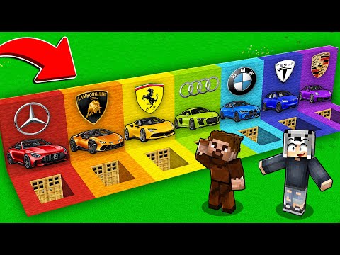 MİLYONER ARABA GİZLİ GEÇİTLERİNİ BULDUK - Minecraft