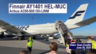 Finnair A350-900 Helsinki-Munich (HEL-MUC) (6/30/2026) - YouTube