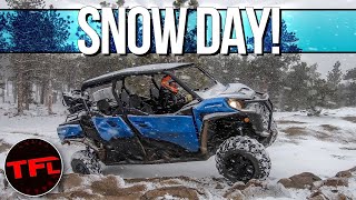 I Drive a New Can-am Commander XT 1000R Up a Mountain in the Snow: Can It Really Do It All?