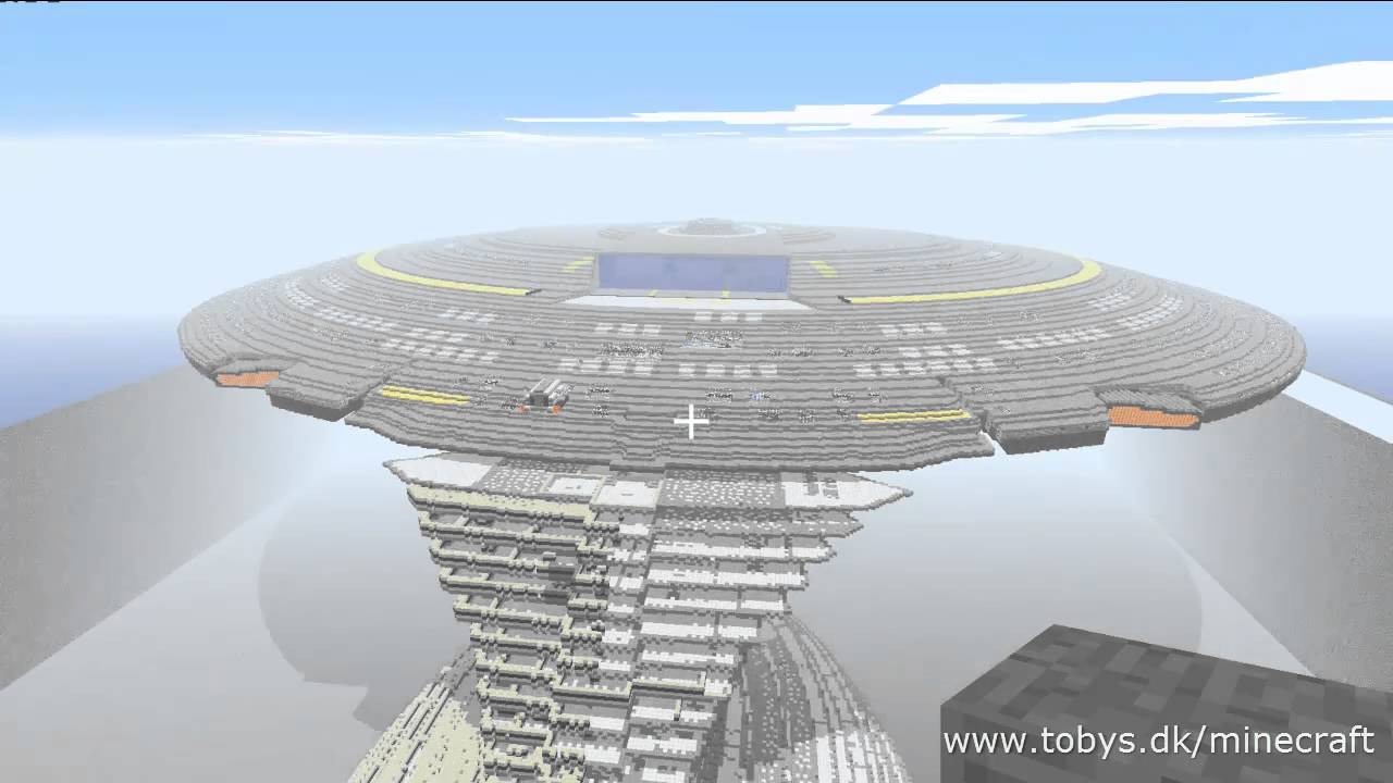 Minecraft Enterprise-D - Building Megaobjects - YouTube