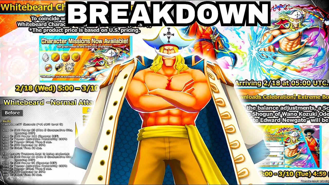 New Whitebeard and Oden Buffs Breakdown OPBR