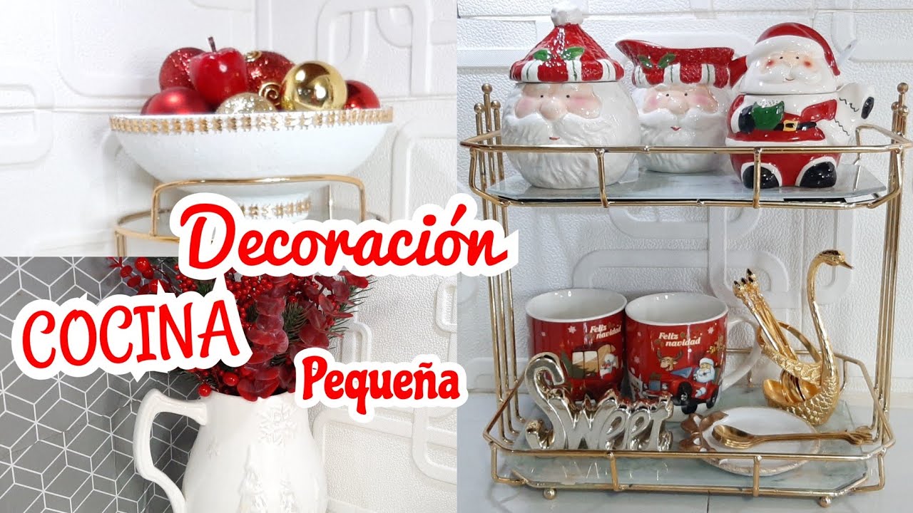 IDEAS PARA DECORAR TU COCINA PEQUEÑA EN NAVIDAD