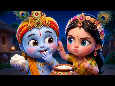 Happy Krishna Janmashtami - Happy Birthday Krishna - Hindi Nursery Rhymes & Kids Song