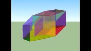 Penteract Projection in 3D