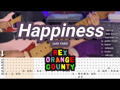 Happiness |©Rex Orange County |【Guitar Cover】with TABS