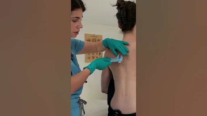 ASMR checking her spine #asmr #asmrmedical