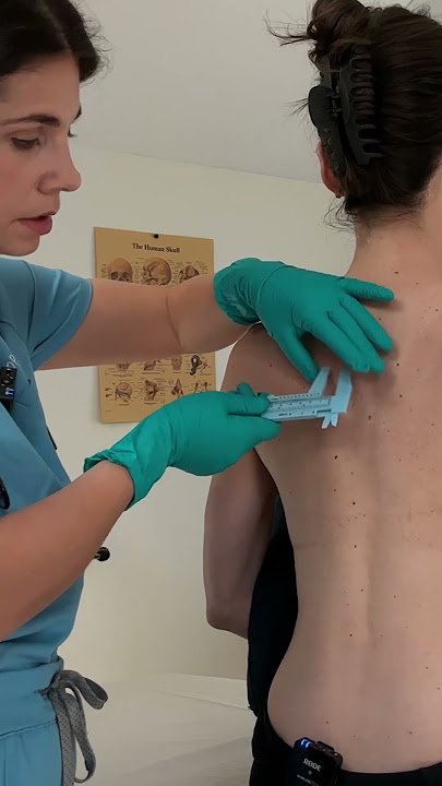 ASMR checking her spine #asmr #asmrmedical
