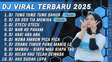 DJ VIRAL TERBARU 2025 - DJ TUNG TUNG TUNG SAHUR REMIX VIRAL TREND TIKTOK TERBARU 2025 FULLBASS