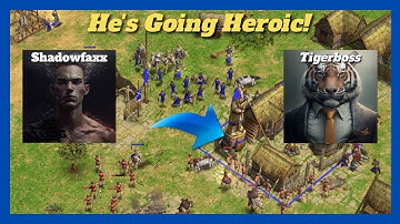 So Absurdly Tense | Shadowfaxx (Thor) vs Tigerboss (Zeus) Game 4/5 #aom #ageofempires