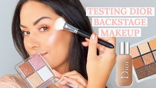 TESTING DIOR BACKSTAGE MAKEUP  WORTH THE COIN?! | Beauty's Big Sister
