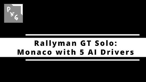 Rallyman GT Solo Race - Dr Worms AI Cars - 6 car Monaco Race
