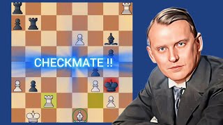 The Final Move ! | Alexander Alekhine vs.  Popovic, 1930