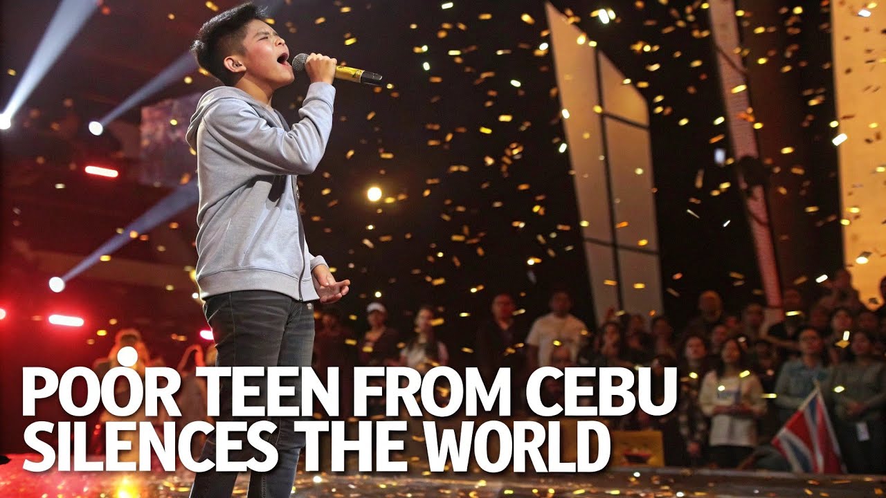“Poor Filipino Teen from Cebu Silences the World 🌎 | Britain’s Got Talent Golden Buzzer”
