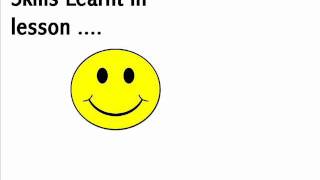 Skills Learnt In lesson 12.wmv