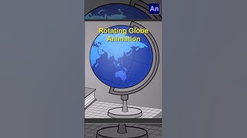 Learn Rotating Globe Animation in Adobe Animate | Join our online course | Link in Description