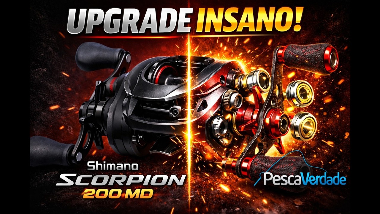 Shimano Scorpion 200 MD ! Tudo que Dá !