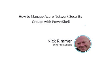 How To Manage Azure Network Security Groups With PowerShell