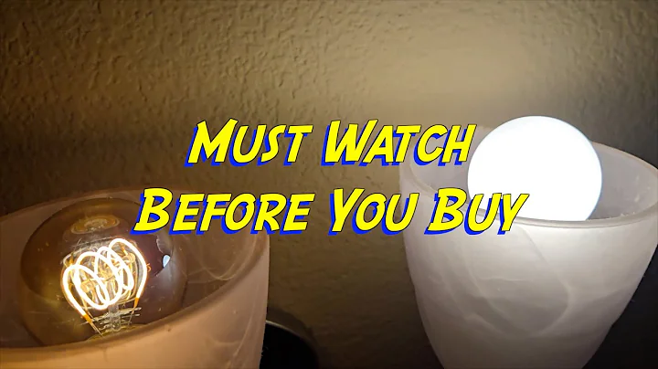 Blingcolor 4W Edison LED Bulb Review (Warm White 2700K) - A19/A60 Vintage Style