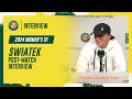 Swiatek Semi-final post-match interview | Roland-Garros 2024