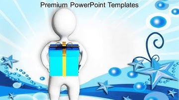 3d man holding gift box powerpoint templates ppt backgrounds for slides 1212