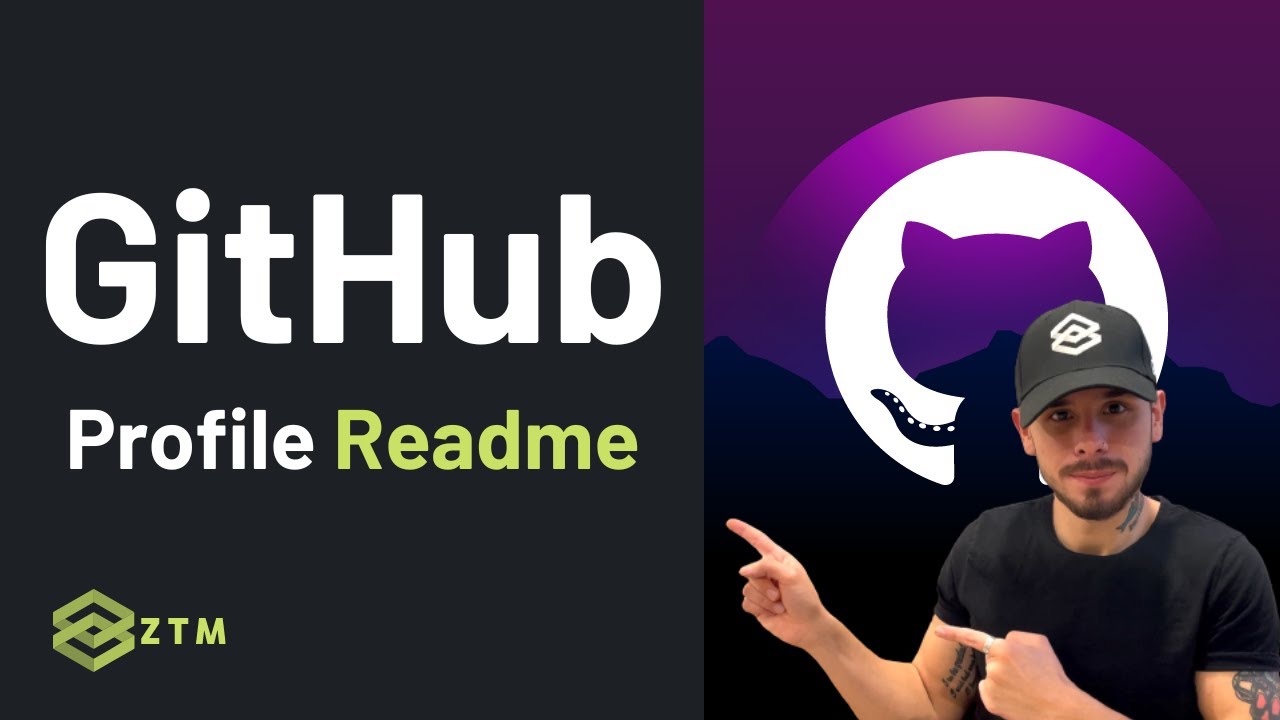 How to Create a GitHub Profile READ ME | GitHub Tutorial - YouTube