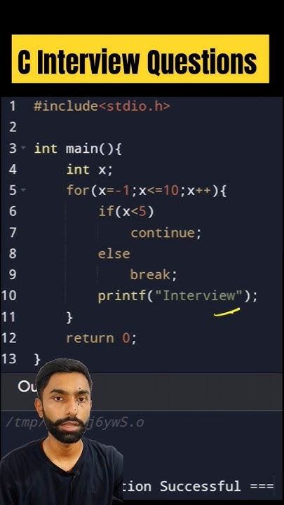 C Interview Question #2 #cprogramming #cinterviewquestions # ...