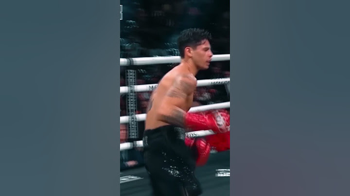 The shot that Ended Ryan Garcia as a Lightweight