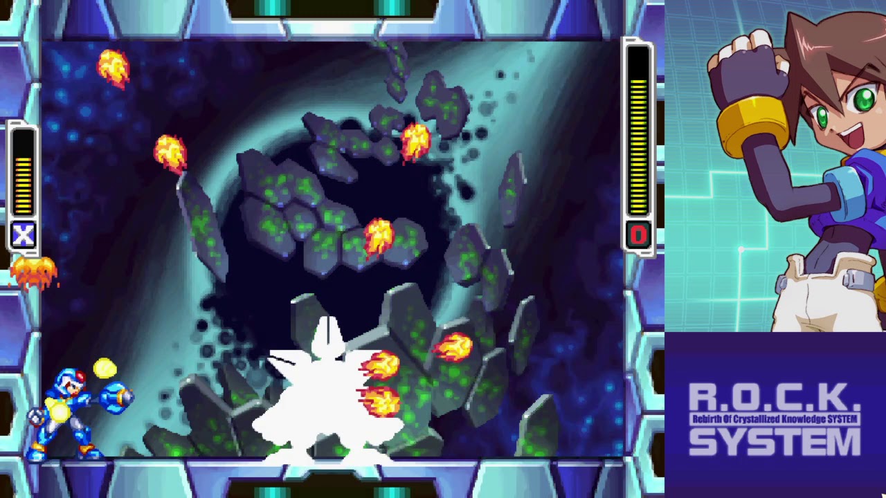 ロックマンゼクス ハードに挑戦 モデルxで挑みたい 対決ブレイジン フリザード Youtube