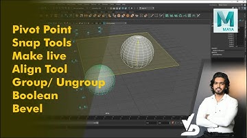 Lesson 4: Group | Pivot Point | Snap Tool | Make live | Align | Boolean | Bevel
