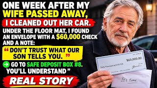 A Week After My Wife Died, I Found a Hidden Envelope in Her Car — What the Note Revealed Changed