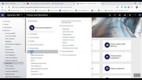 D365 Finance Fixed Asset Location Setup